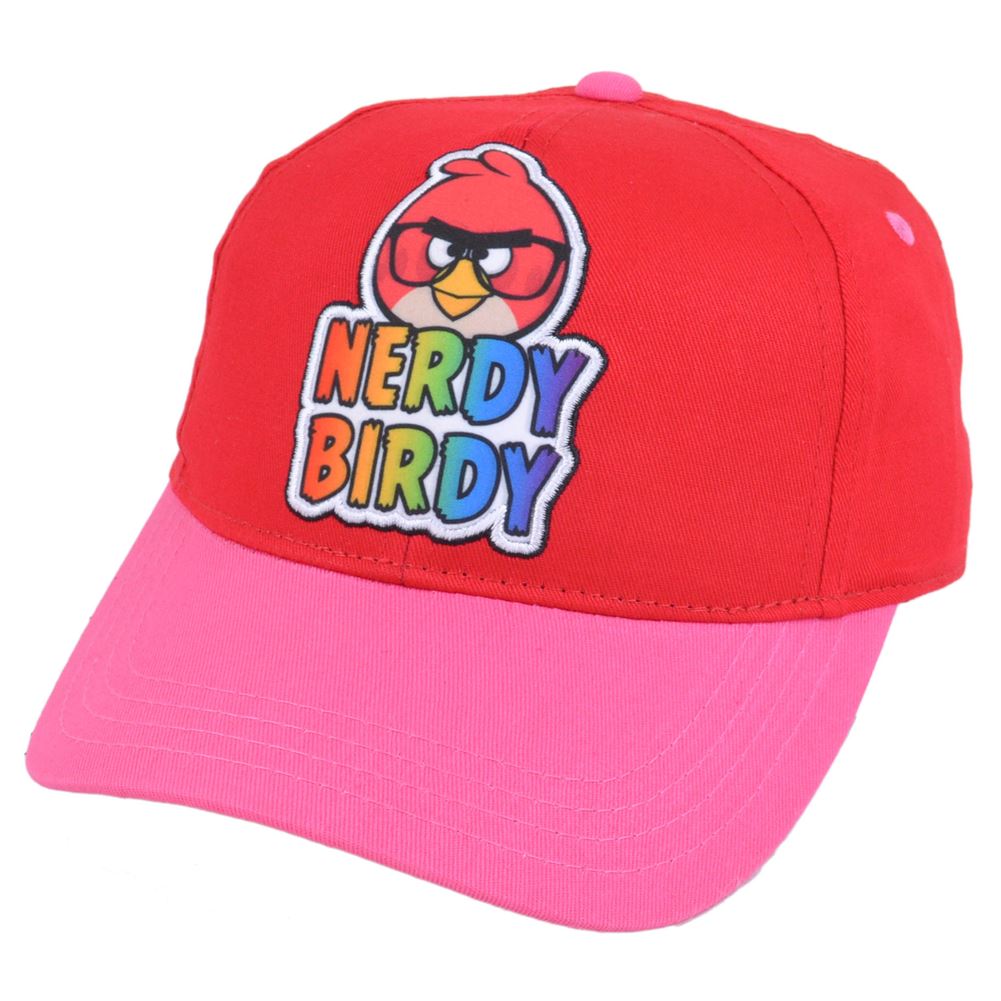 Angry Birds Rovio Nerdy Birdy Video Game Youth Girls Snapback Hat Cap