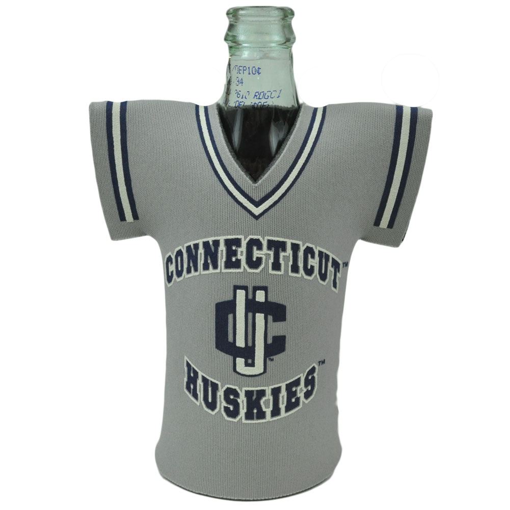 NCAA Connecticut Huskies Jersey Novelty Coozies Bottle Beer Cooler Drink Coolie
