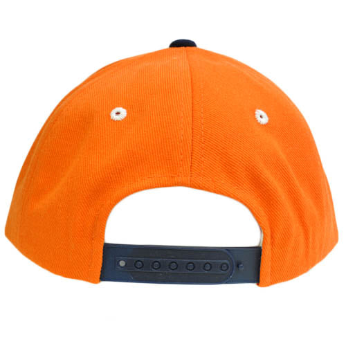 NCAA Auburn Tigers AU Flat Bill Zephyr Logo Snapback Orange Navy Blue Hat Cap