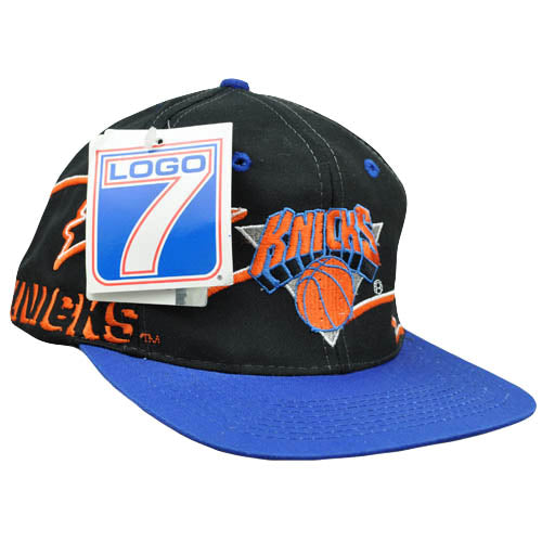 NBA New York Knicks Vintage Retro Flat Bill Green Underbrim Snapback Hat Cap