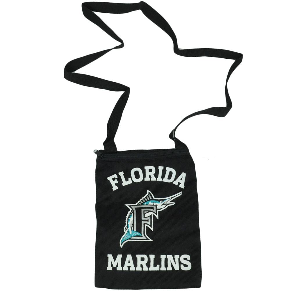 MLB Florida Marlins Jersey Game Day Messenger Pouch Bag Ladies Women Handbag Zip