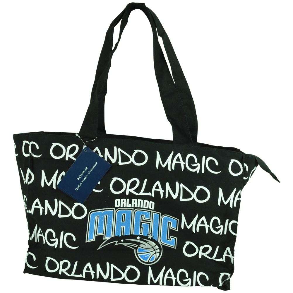 NBA Robin Ruth Orlando Magic Tote Hand Bag Glitter Women Ladies Purse Blk