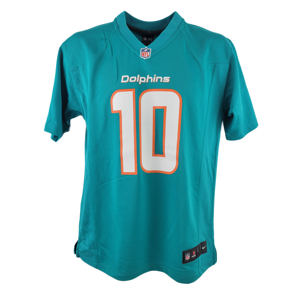 NFL Miami Dolphins Tyreek Hill #10 Teal Nike On Field Kids Youth Jersey