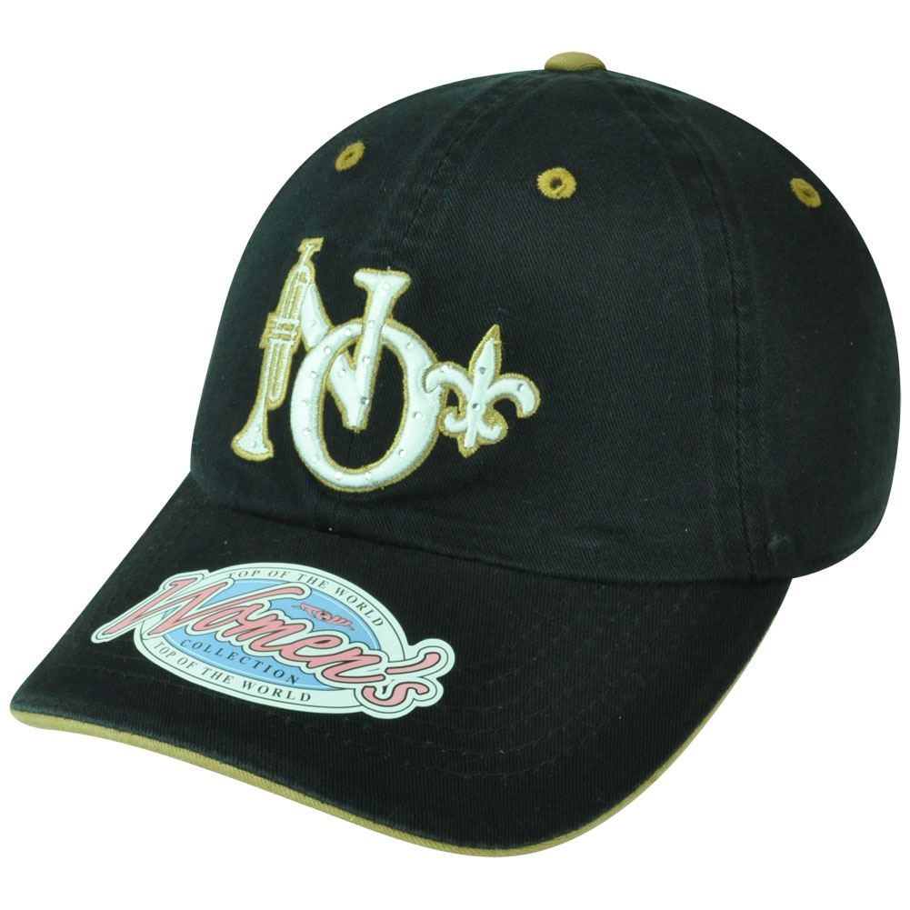 New Orleans State City Bling Top Of The World Women Ladies Garment Wash Hat Cap