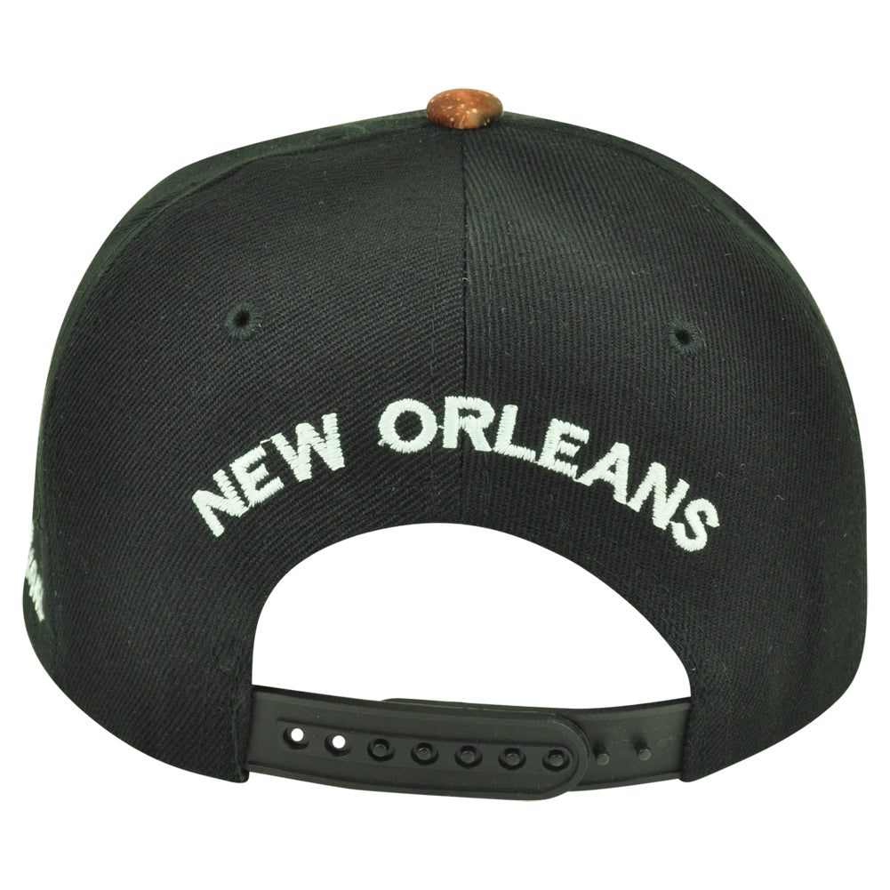 New Orleans State Galactic Sublimated Galaxy Flat Bill Snapback Black Hat Cap