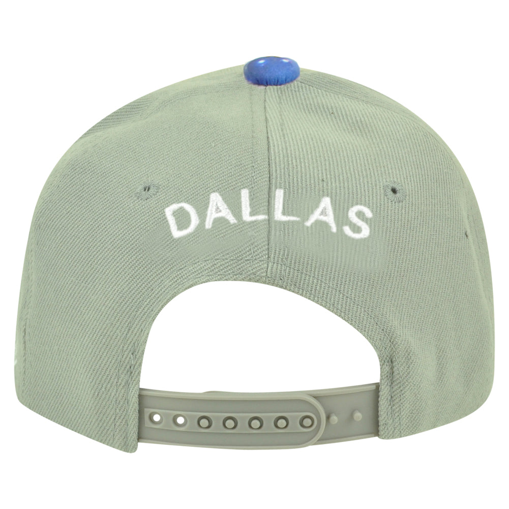 Dallas Texas Galactic Sublimated Galaxy Flat Bill Snapback Light Grey Hat Cap