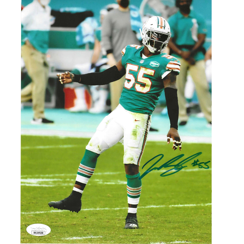 NFL Miami Dolphins Jerome Baker #55 8x10 Autograph Signed Photograph Picture JSA