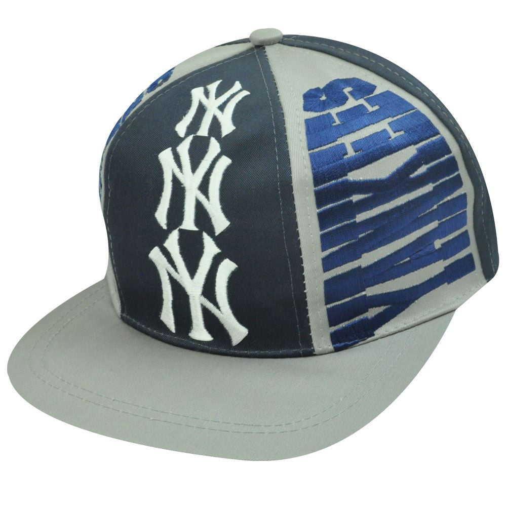 MLB New York Yankees Old School Snapback Vintage Triple Threat Hat Cap