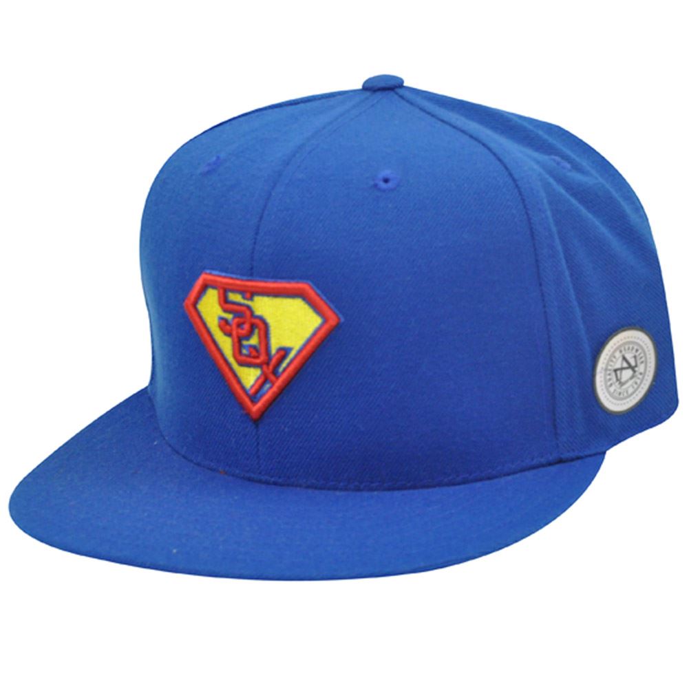 MLB CHICAGO WHITE SOX SUPERMAN FITTED 7 5/8 FLAT HAT