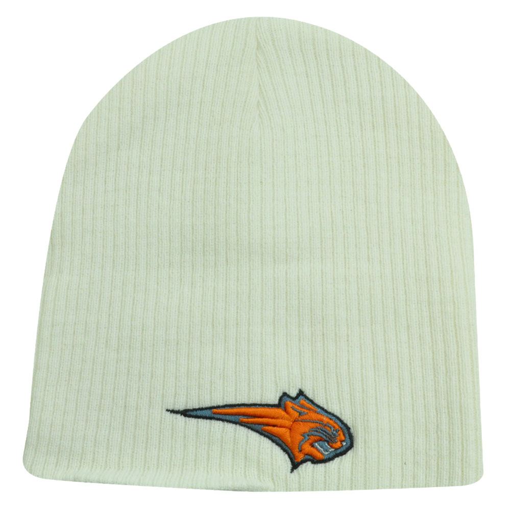 NBA Cuffless Knit Beanie Charlotte Bobcats White