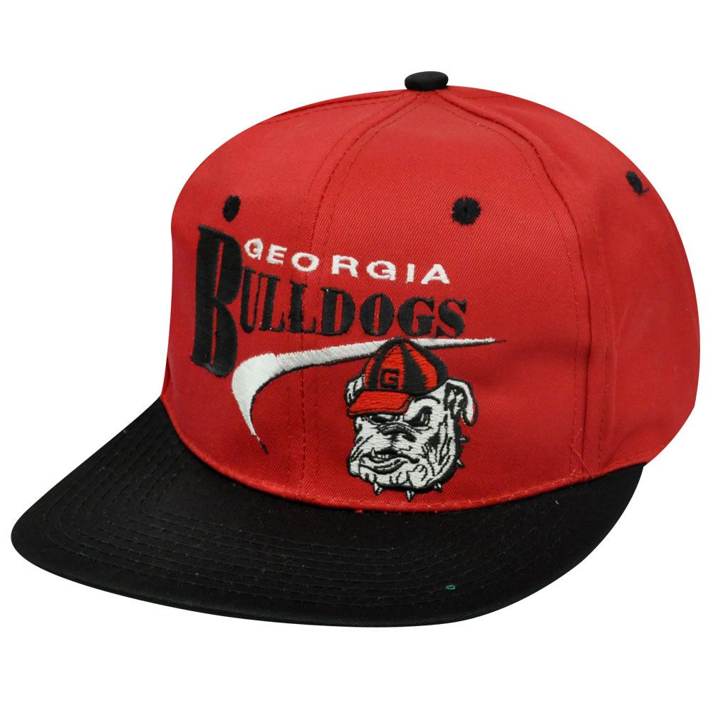 NCAA Georgia Bulldogs Snapback Vintage Old School Mens Hat Cap