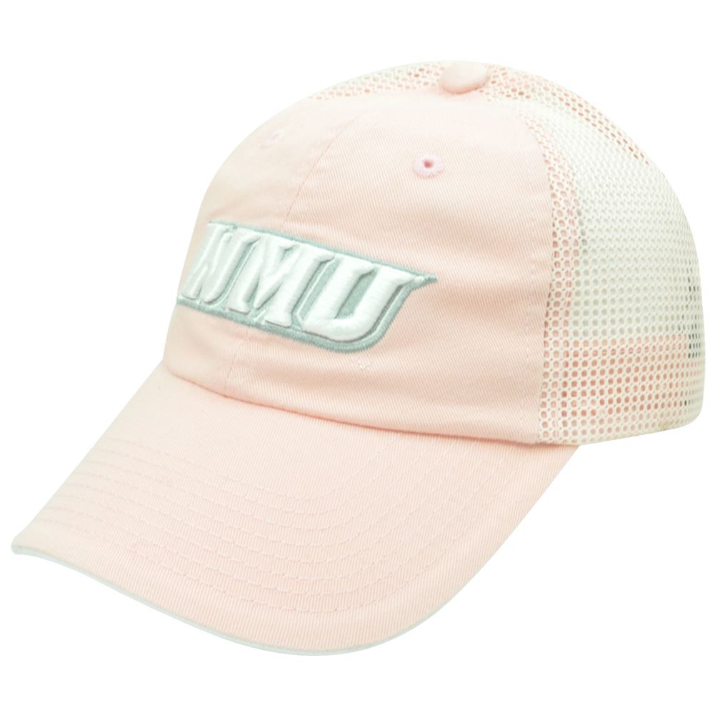 NCAA Western Michigan Broncos Mesh Garment Washed Ladies Pink Hat Cap