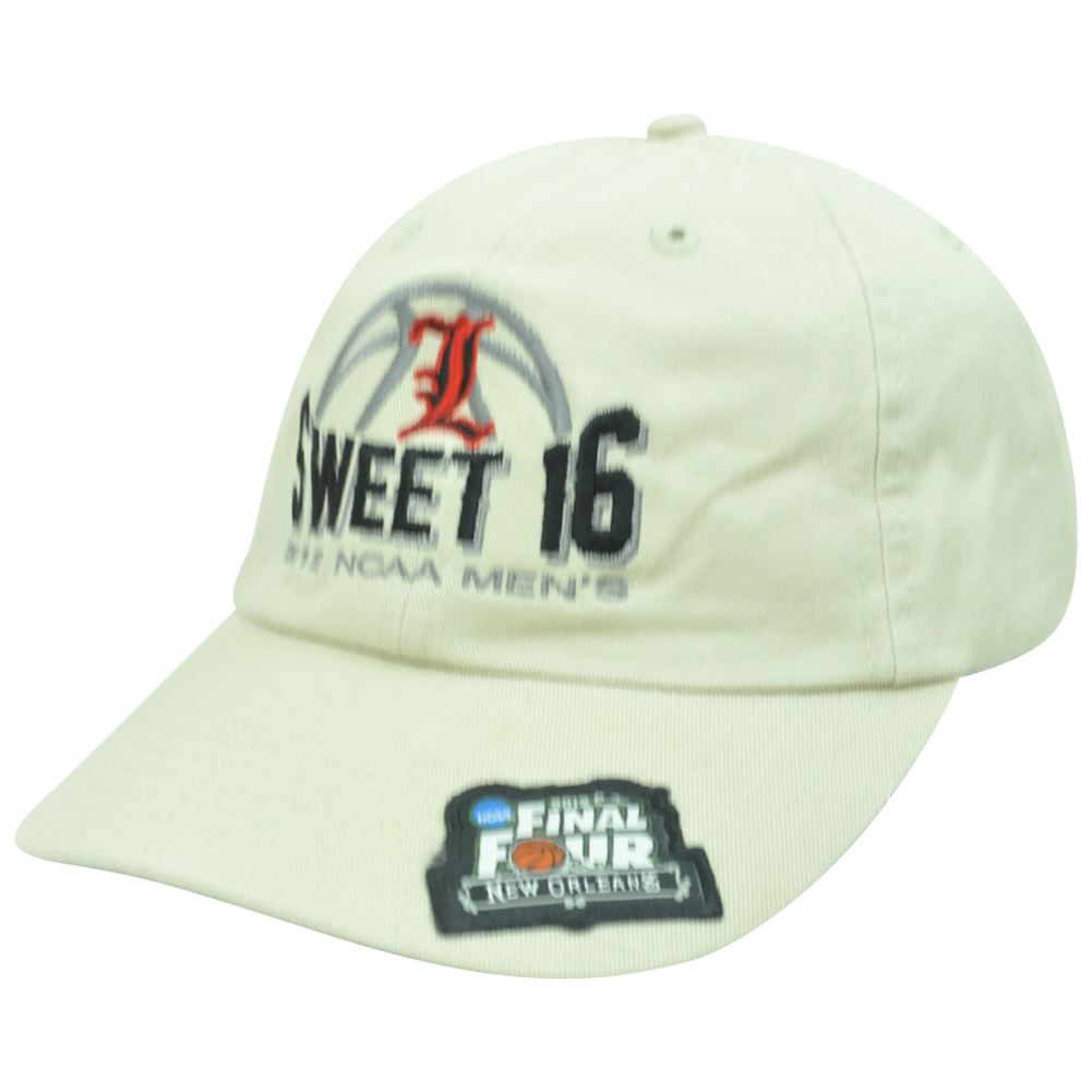 NCAA Louisville Cardinals Final Four2012 Mens Garment Wash Sun Buckle Hat Cap