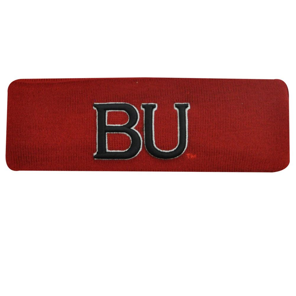 NCAA HEAD BAND SWEAT BU BOSTON BULLDOGS RED BLACK