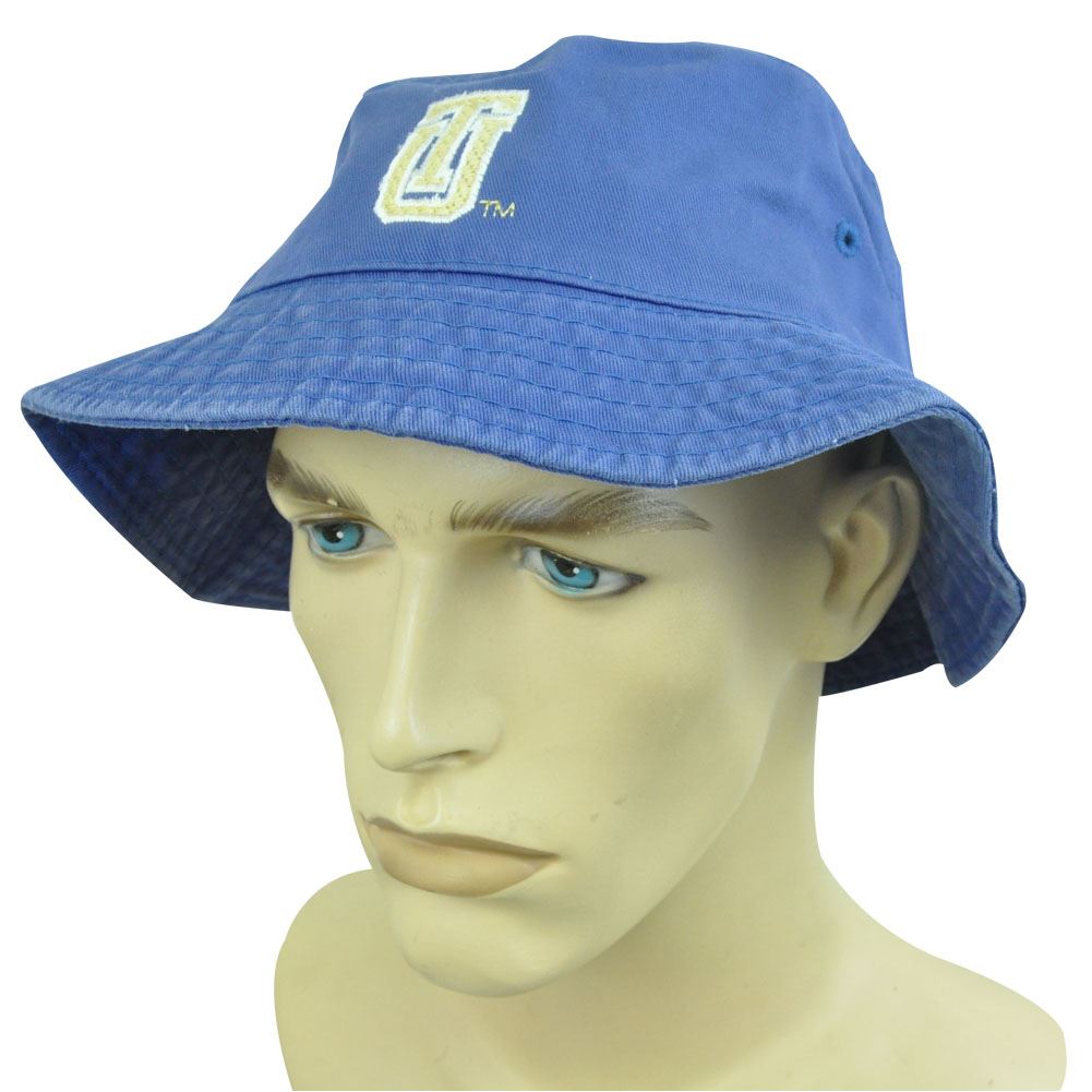 NCAA TULSA HURRICANES BUCKET SUN HAT BLUE