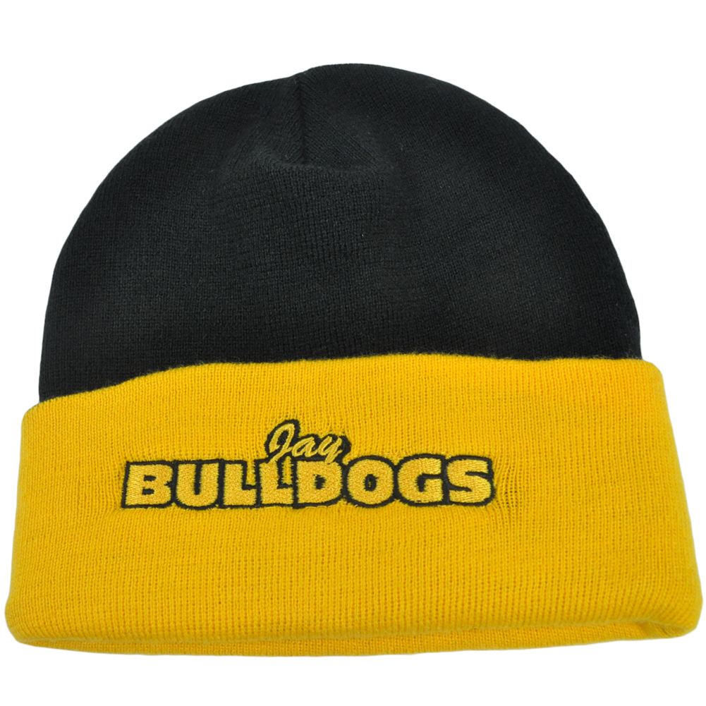 NCAA Jay Bulldogs Oklahoma High School Knit Cuffed Beanie Winter Snow Hat Cap