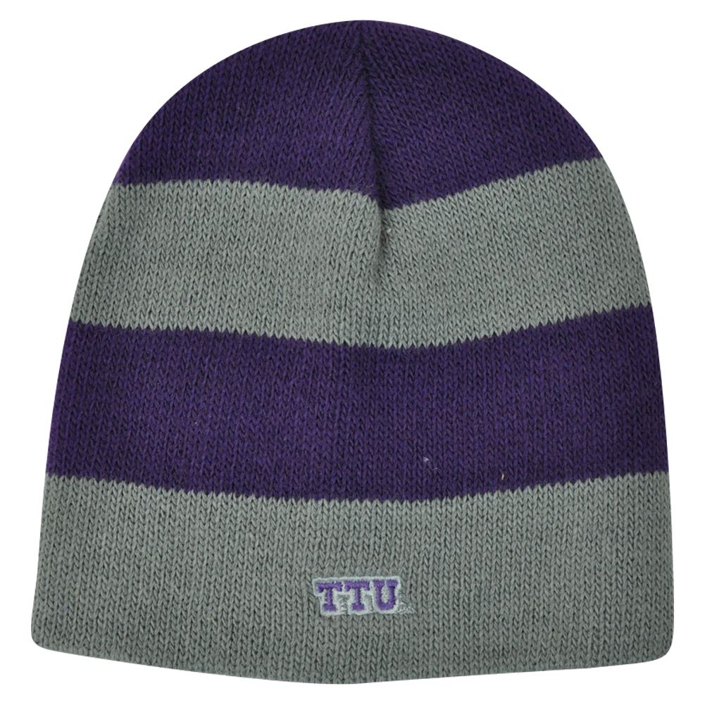 NCAA American Needle Women Ladies Texas Tech Red Raiders Cuffless Knit Purple