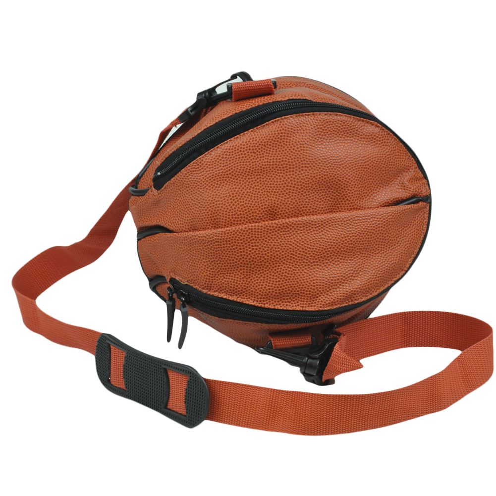 NBA Basketball Ball Shaped Lunch Bag Box Sports Insulated Cooler Shoulder Sling