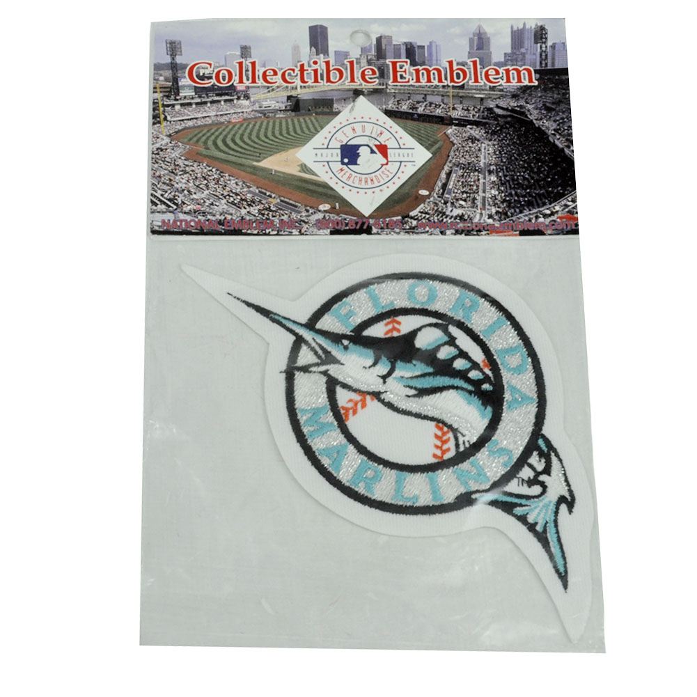 MLB Baseball Florida Marlins Logo Collectible League Licensed Embroidered Emblem