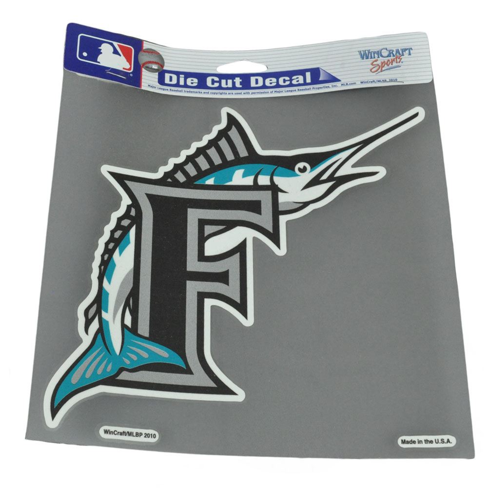 MLB Baseball Florida Marlins Logo Jumbo Sticker Die Cut Decal Licensed