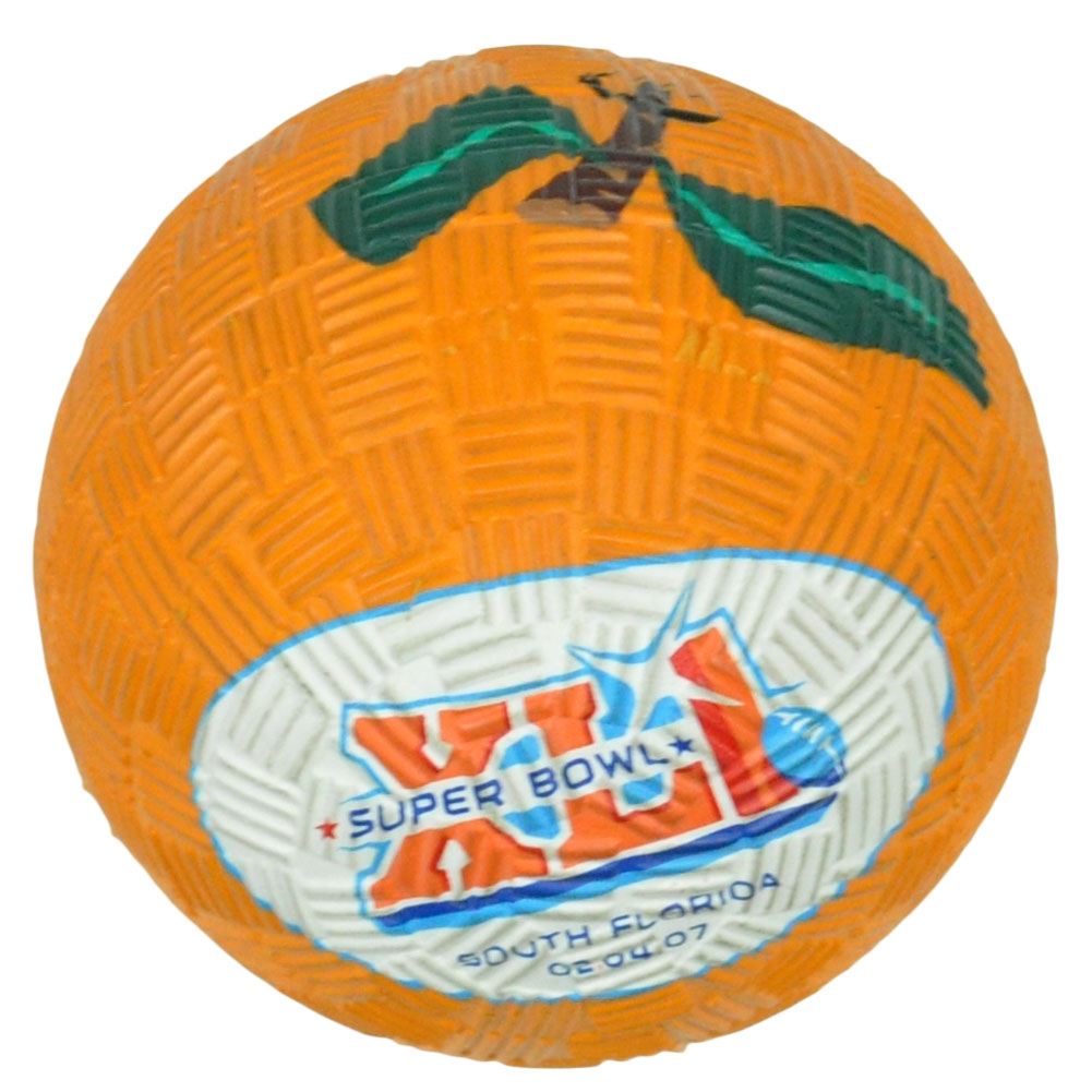NFL Football Super Bowl XLI 41 2007 Colts vs Bears Bounce Ball Florida Orange