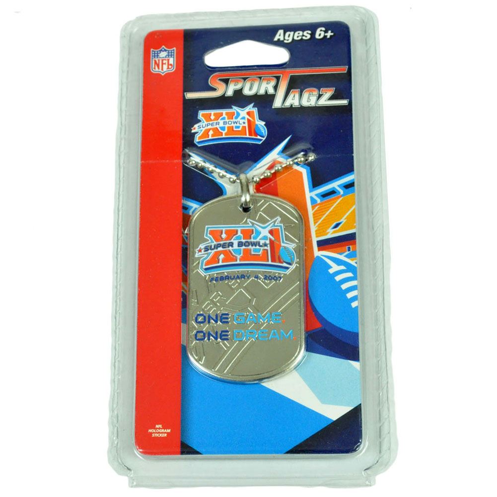 NFL Football Super Bowl XLI 41 Colts vs Bears One Game Dream Dog Tag Necklace