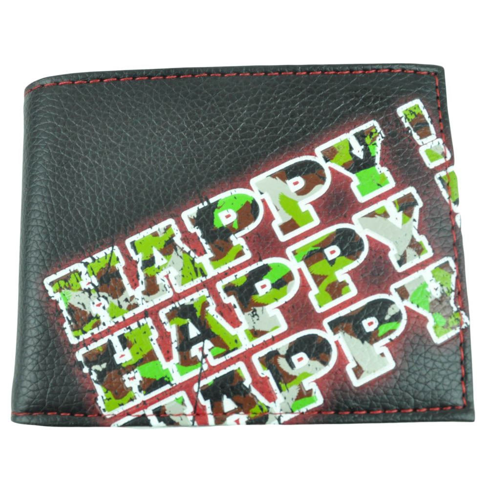A&E Television Series Duck Dynasty Camo Ducks Logo Happy Bifold Mens Wallet