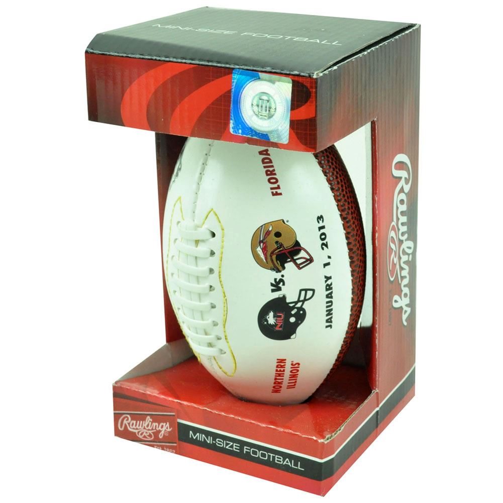 NCAA Florida State Seminoles Northern Illinois Huskies Orange Bowl Mini Football