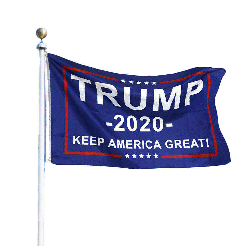 Trump For President 2020 Re Elect Keep America Great Flag 3x5 Poyester