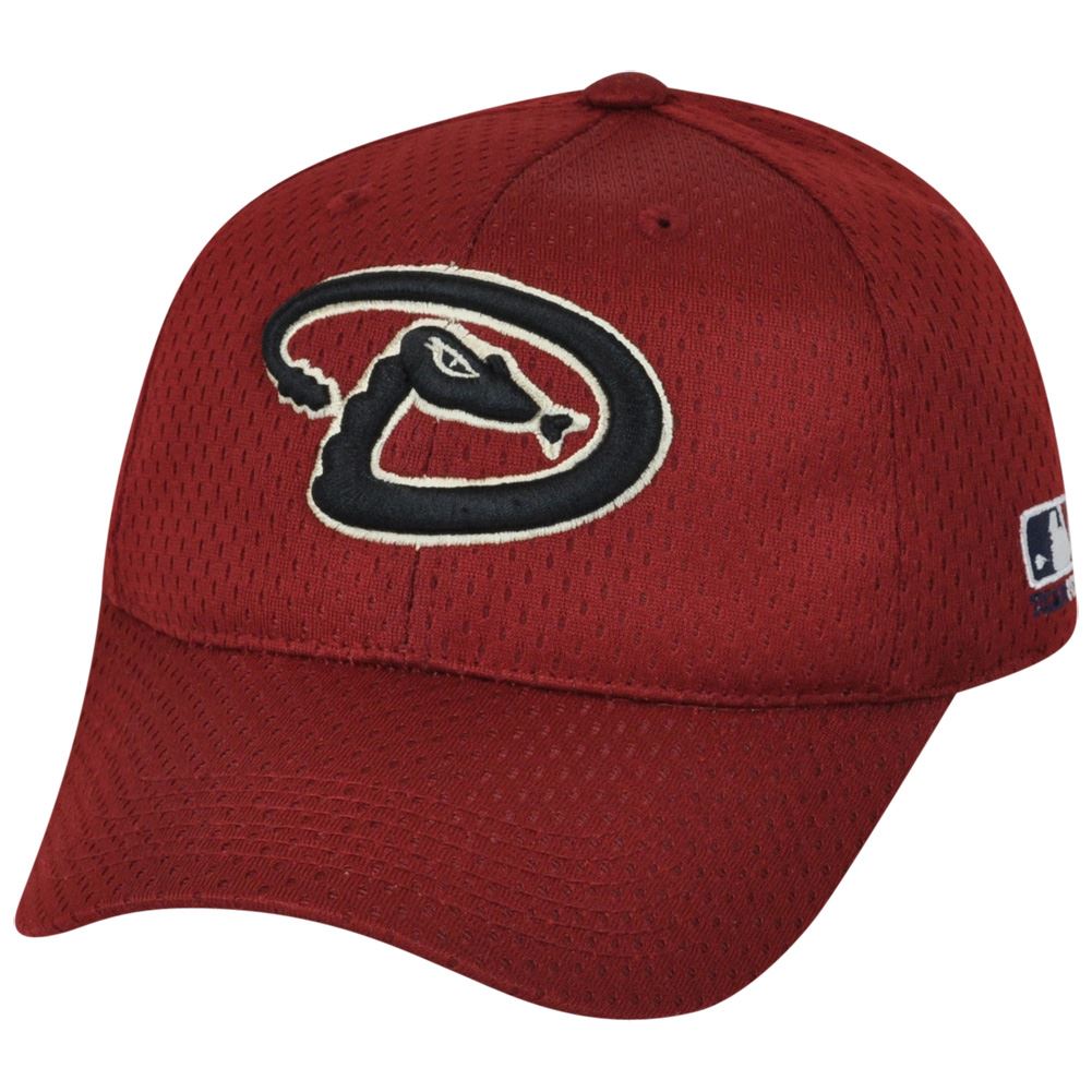 MLB Arizona Diamondbacks MLB375 Mesh Stretch Fit Youth Red Teen Boys Hat Cap