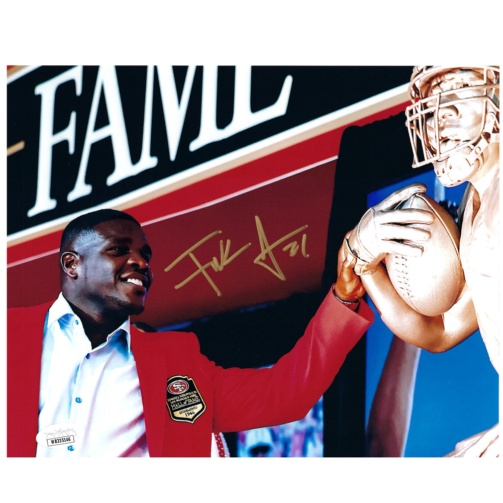 ,l-+NFL San Francisco 49ers Frank Gore 8x10 Autograph Signed Photograph JSA Card