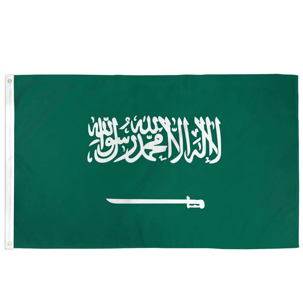 Saudi Arabia Country Decoration Soccer Fan Sports RN148714 3x5ft Poly Flag
