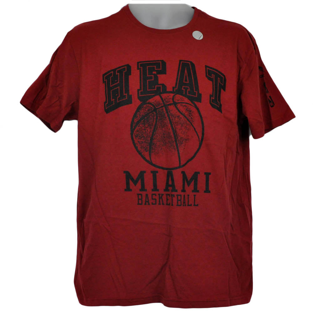 NBA Authentic Adidas Tshirt Tee Miami Heat Basketball Red 2012 Final Champions