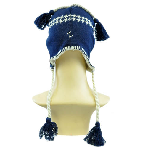 NCAA Zephyr Alpine Tassel Knit Beanie Ear Flaps Hat Toque Auburn Tigers AU