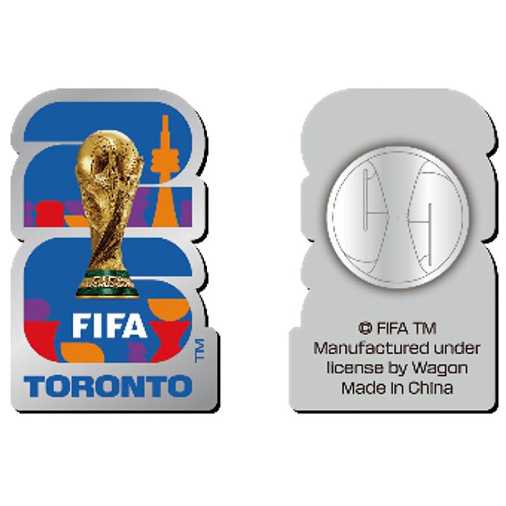 FIFA World Cup 2026â„¢ Host 16 Cities Pin Frame Black Collection Futbol Soccer
