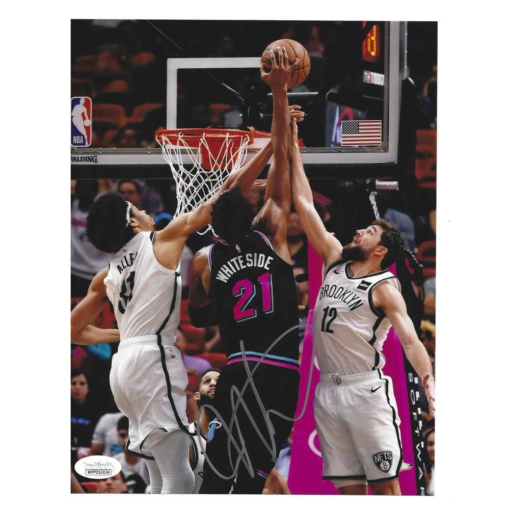 NBA Miami Heat Hassan Whiteside #21 Autographed Signed 8 x 10 Photograph Picture