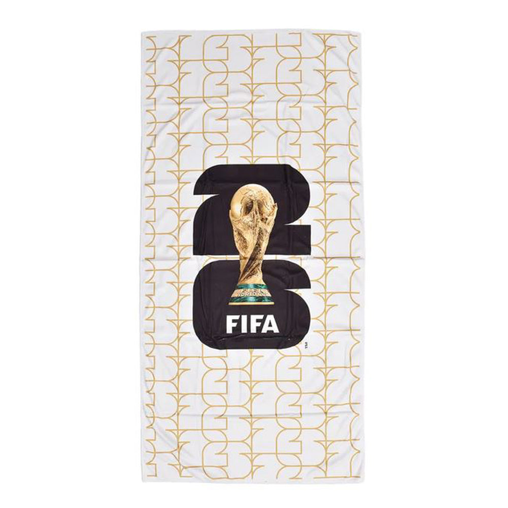 2026 Officially Licensed FIFA World Cup White Towel 30x60 Soccer Futbol Beach