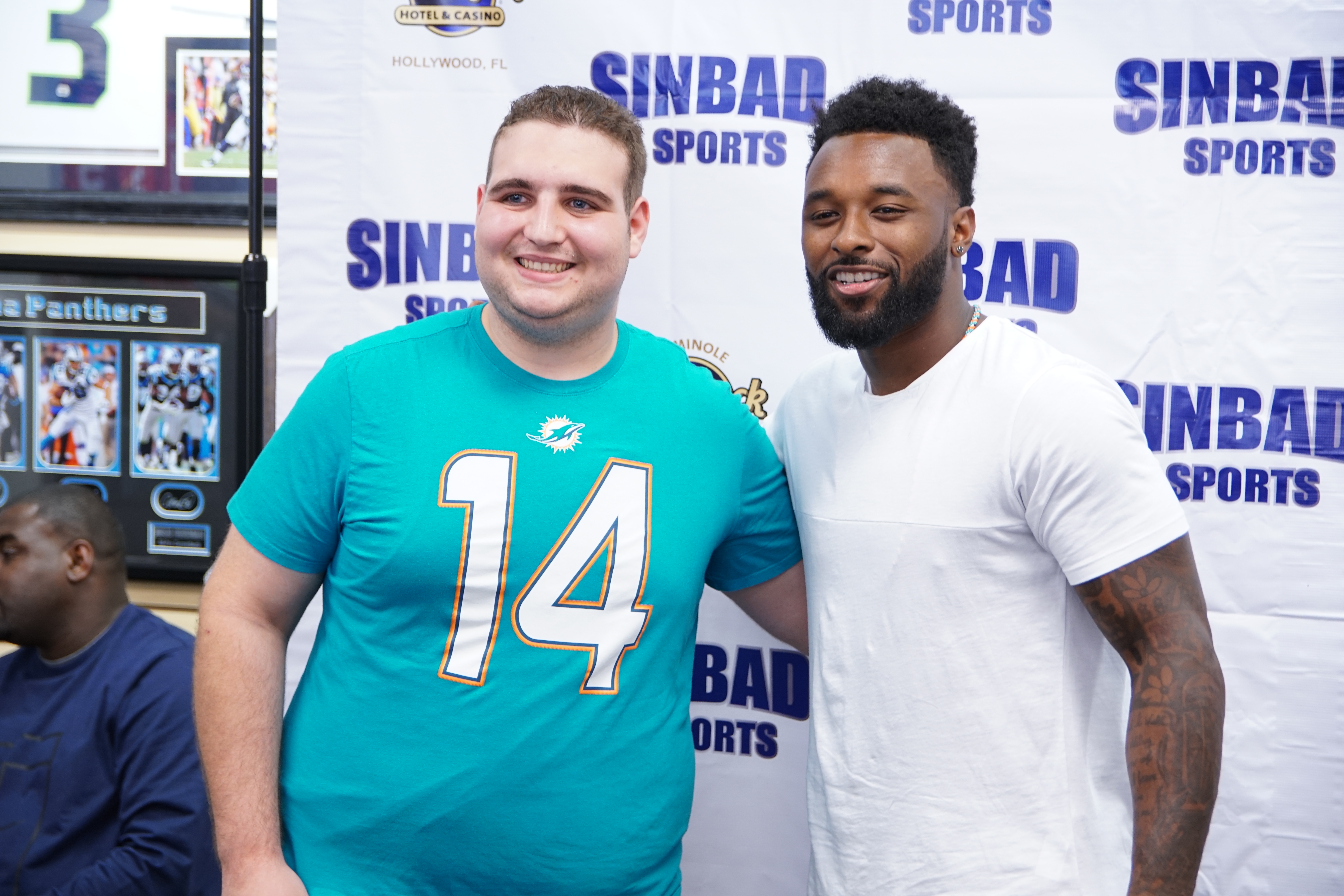 jarvis landry with a fan