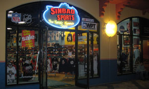 Sinbad Sports at Seminole Paradise at Seminole Hard Rock in sunny Hollywood, FL. 